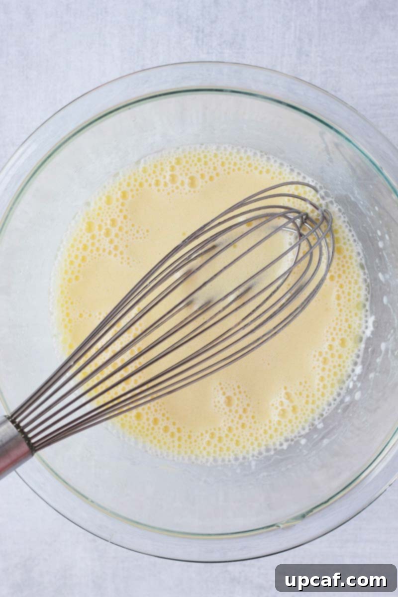 Dry ingredients perfectly mixed in a bowl.