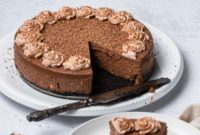 Decadent Double Chocolate Cheesecake
