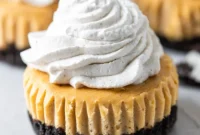 Spiced Pumpkin Cheesecake Minis