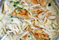 Decadent Chicken Alfredo Pasta