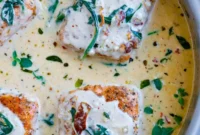 Velvety Tuscan Salmon