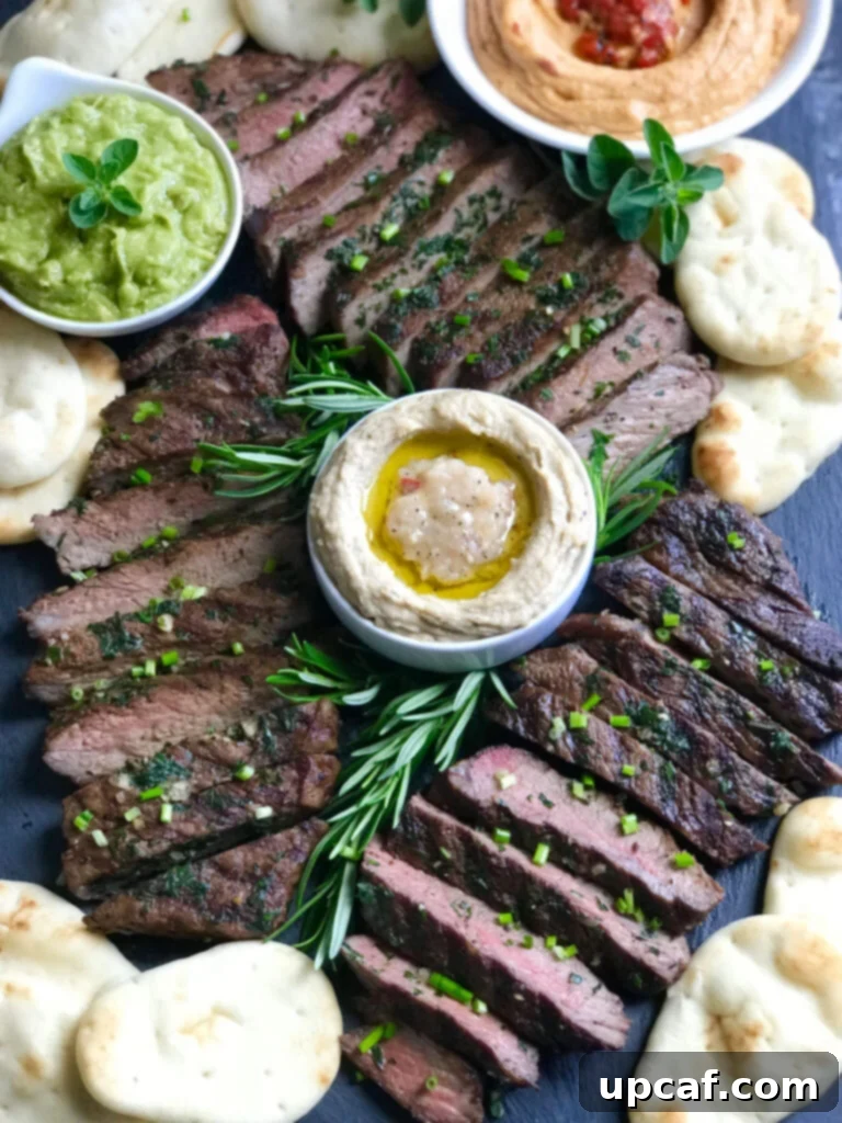 Perfectly Grilled NY Strip Steak with Fresh Herbs