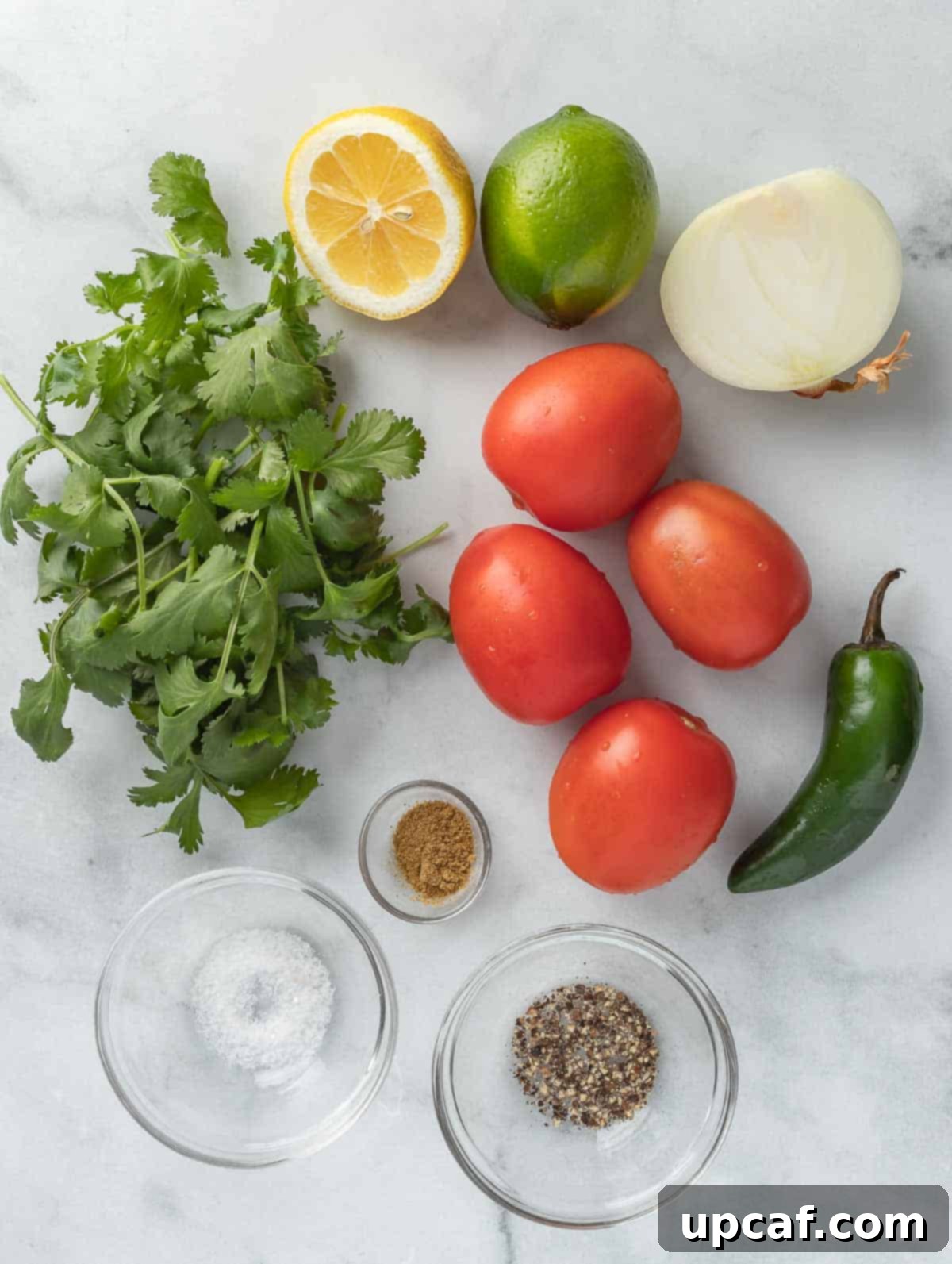 ingredients of pico de gallo.