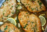 Zesty Skillet Lemon Garlic Chicken