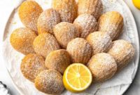 Delicate French Lemon Madeleines