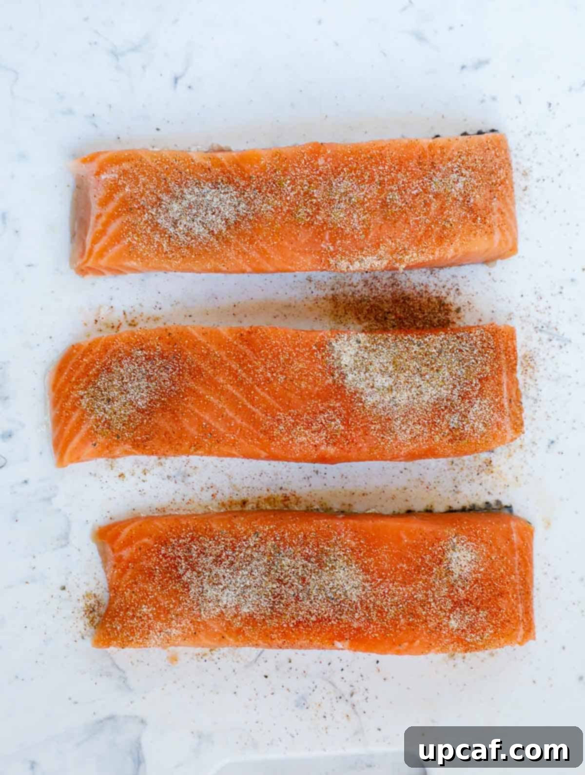 seasoning salmon before cooking