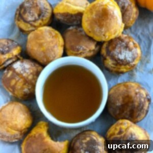 Super Fun Pumpkin Pancake Bites