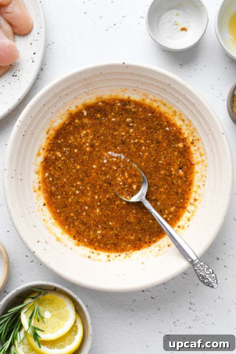 Honey mustard sauce in a bowl.