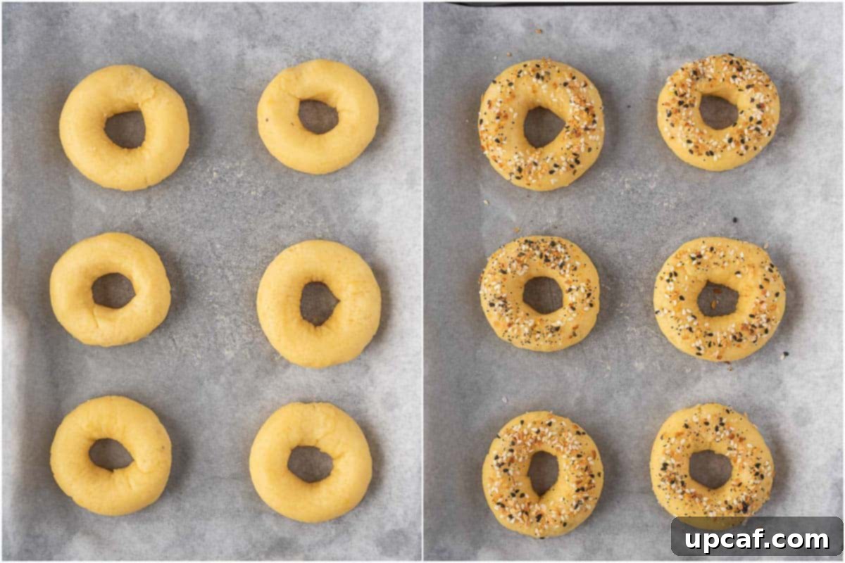 Guilt-Free Everything Keto Bagels 6 Trays of low carb everything bagels.
