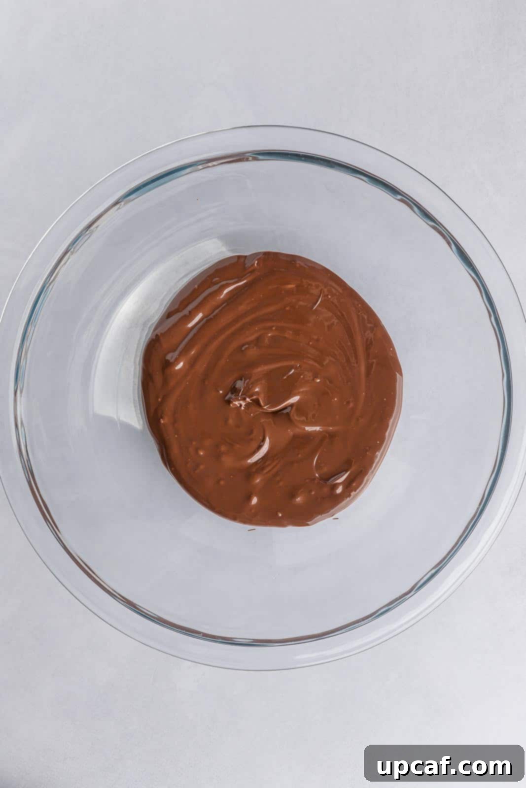 Decadent Vegan Chocolate Dream 6 Melted chocolate in a bowl.