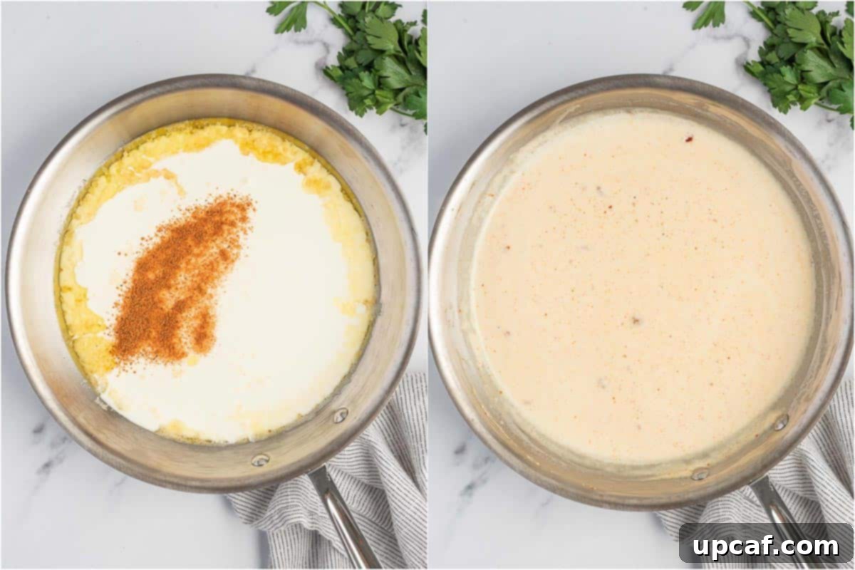 How to make alfredo sauce with cajun seasoning.