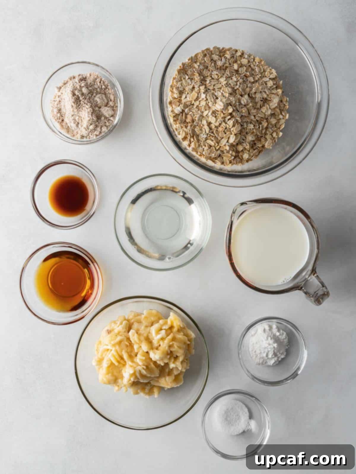 banana protein pancake ingredients.