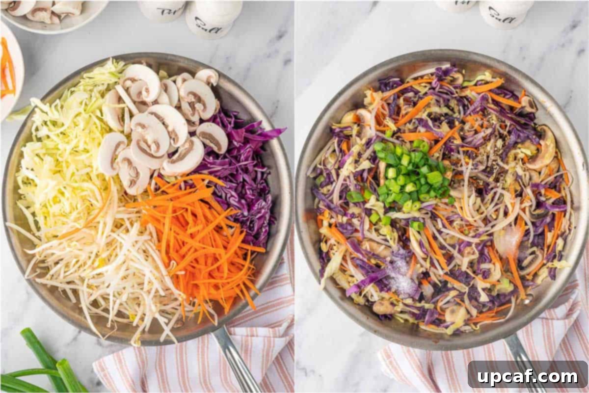 Golden Crispy Air Fryer Spring Rolls 4 how to cook veggies for spring rolls.