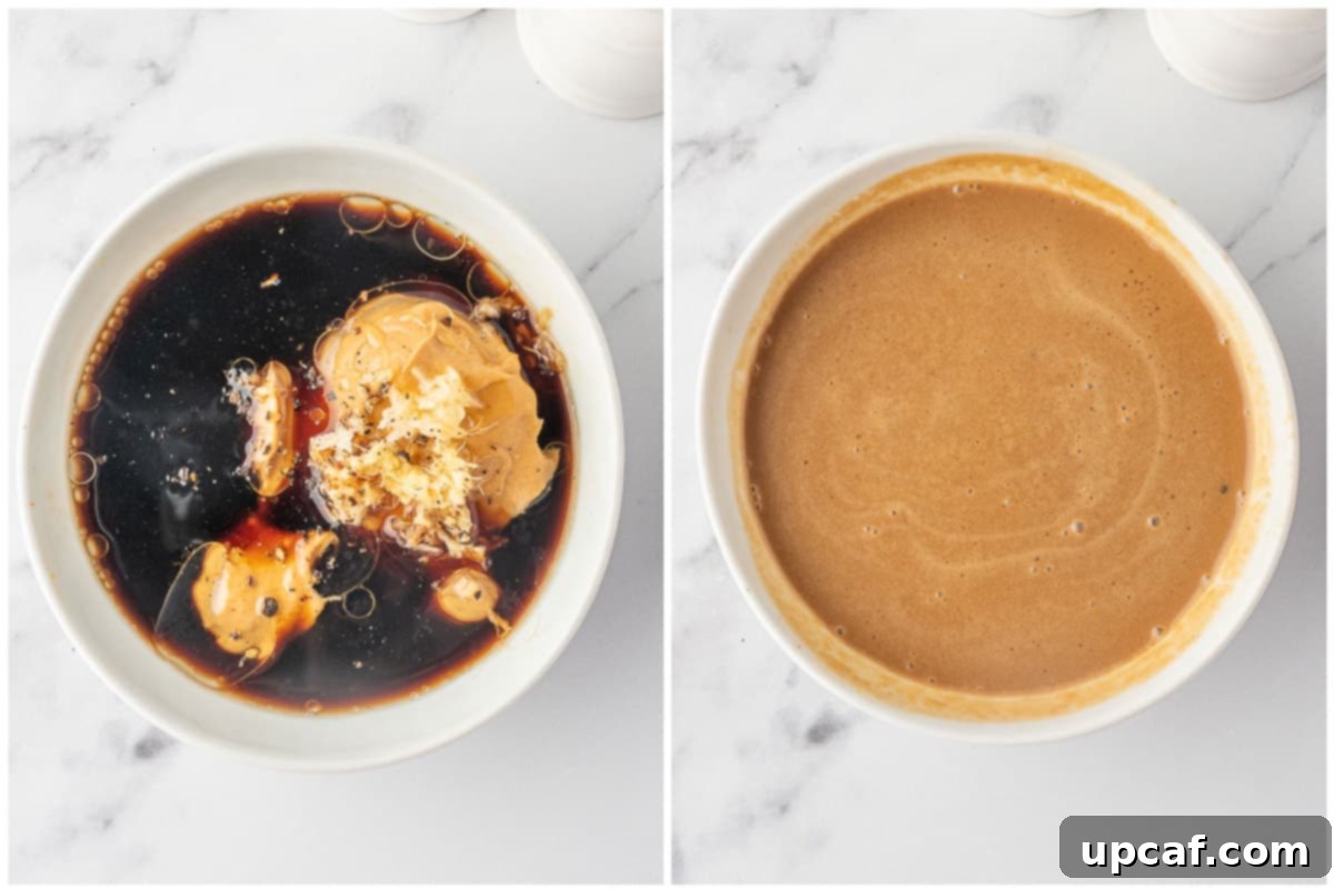 Sunshine Thai Chicken Mango Salad 6 How to make thai peanut sauce.