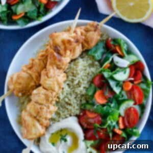 Marinated Chicken Skewers 3 Shish Tawook, (شيش طاووق) recipe