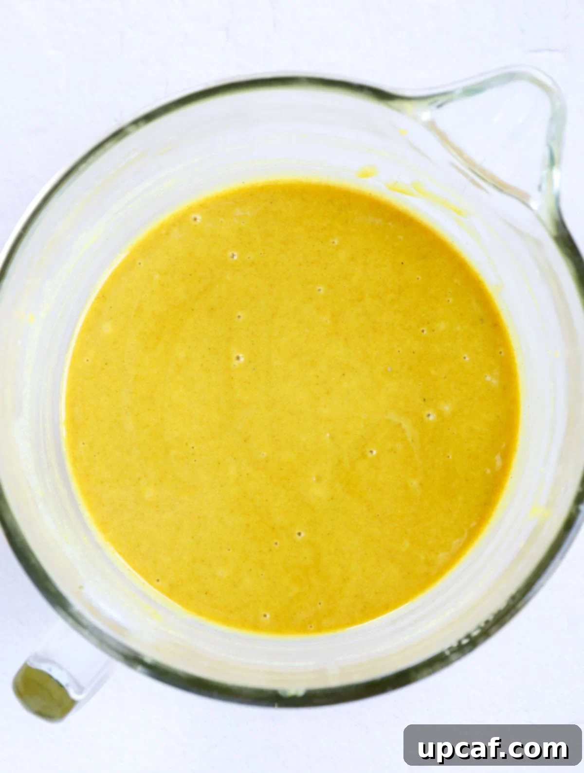 Sfouf cake batter after mixing.