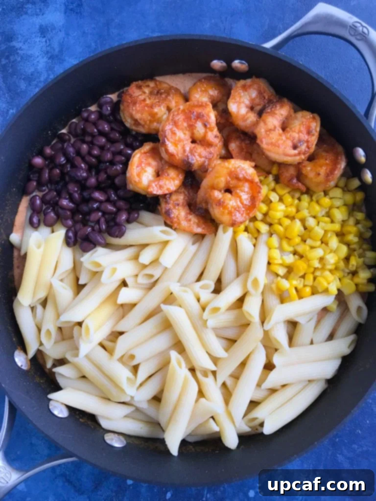 Southwest Shrimp Pasta Southwest Shrimp Pasta