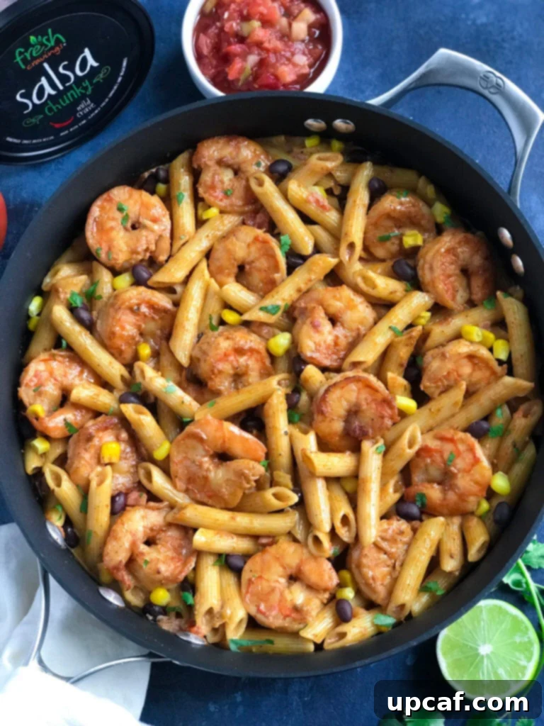 Creamy Southwest Shrimp Pasta Creamy Southwest Shrimp Pasta