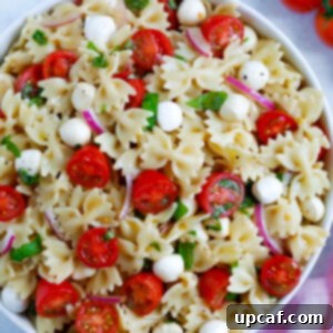 Summer Caprese Pasta Salad