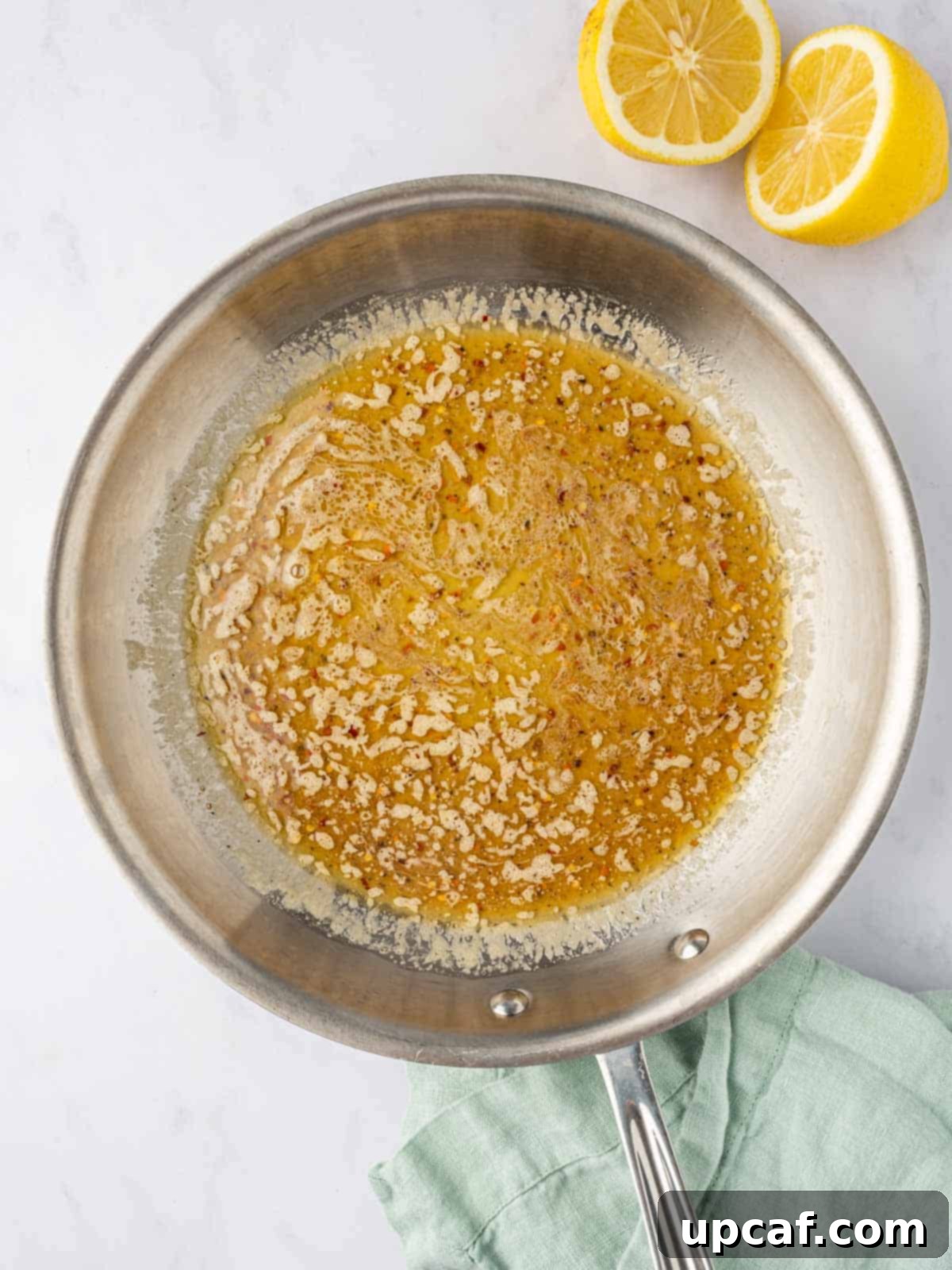 Lemon pepper honey sauce.