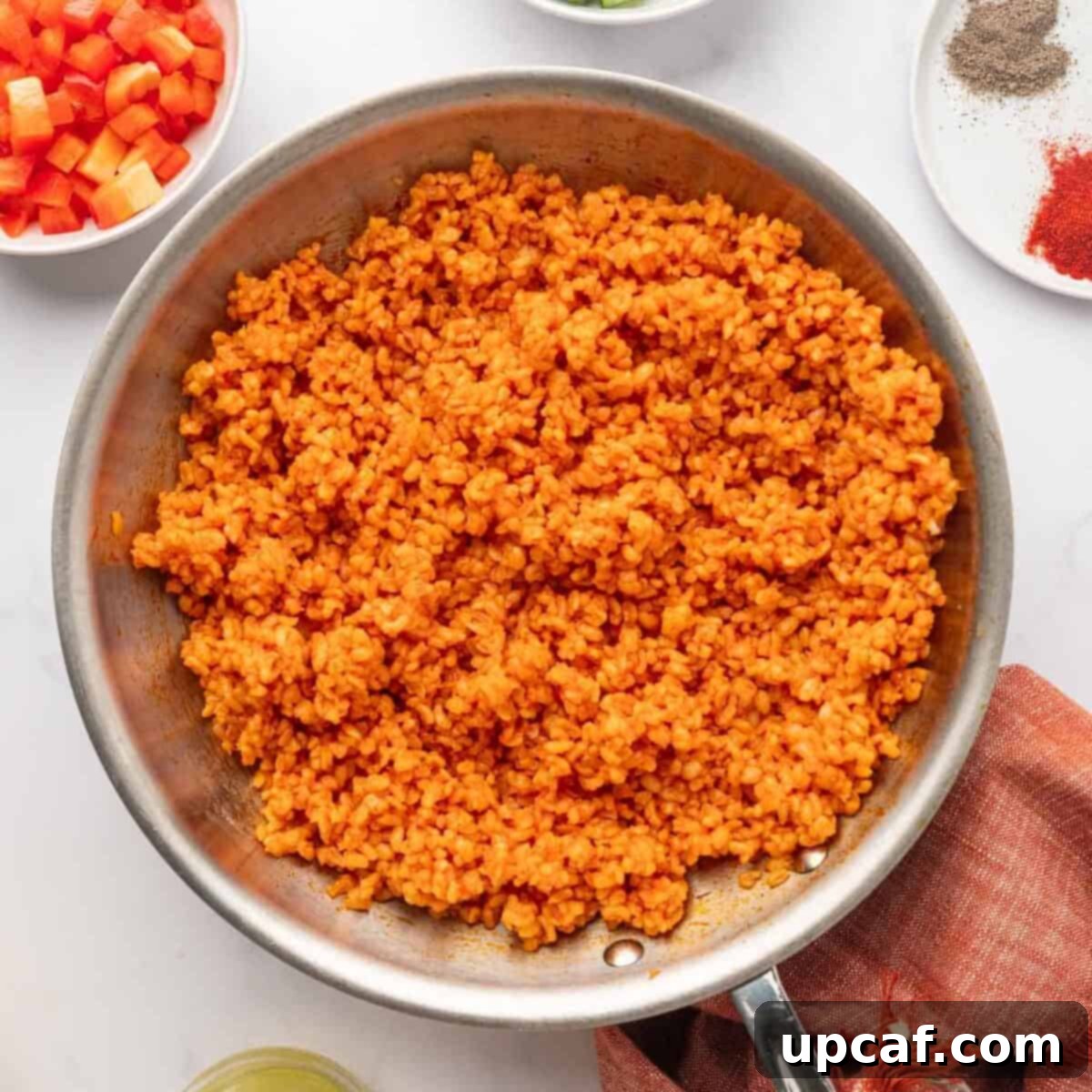 A large bowl of Turkish Kisir Salad, vibrant and mixed, with all ingredients visible and ready for serving.