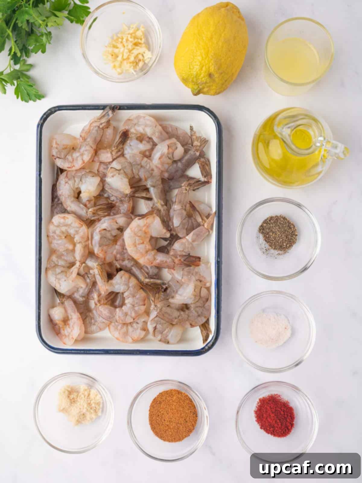 Fiery Cajun Grilled Shrimp 3 Ingredients needed for cajun shrimp.