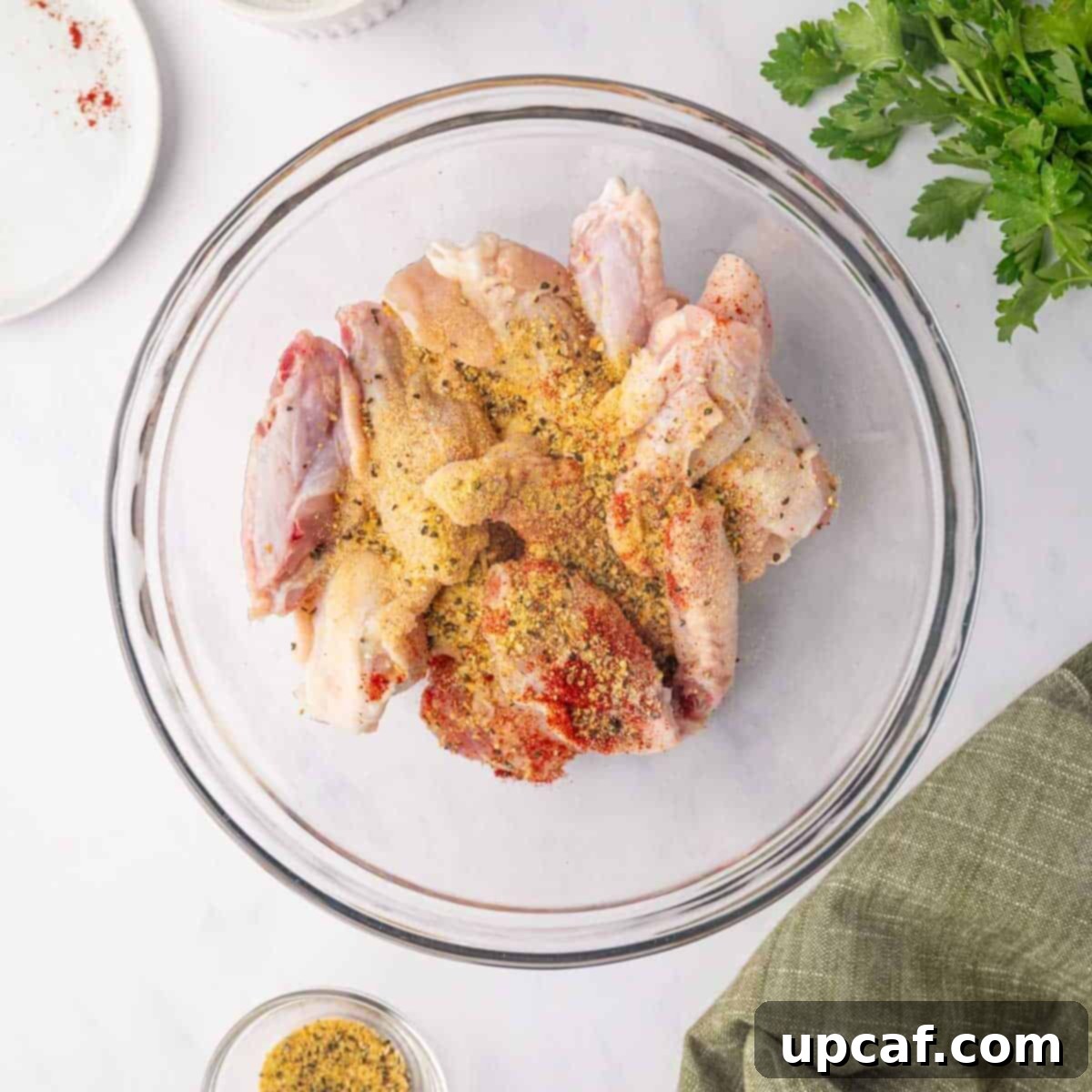 Honey-Glazed Lemon Pepper Wings 4 Wings are tossed with lemon pepper seasoning.