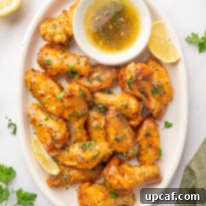 Honey-Glazed Lemon Pepper Wings 10 A platter of Honey Lemon Pepper Wings