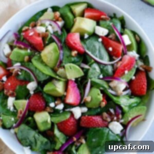 Sweet & Tangy Strawberry Spinach Feta Salad 4 Strawberry Spinach Salad Recipe