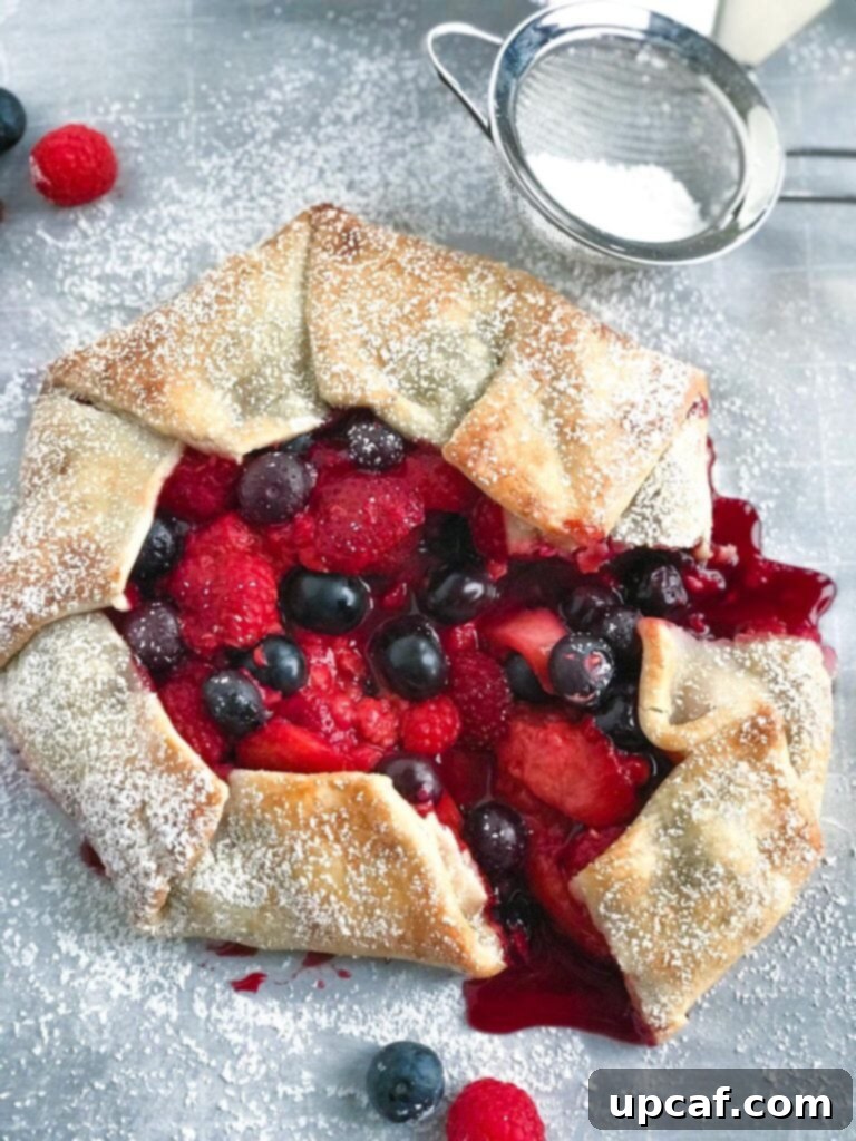 Mixed Berry Galette 