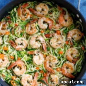 Zesty Shrimp Zucchini Noodles 2 Garlic Shrimp Zoodles Recipe