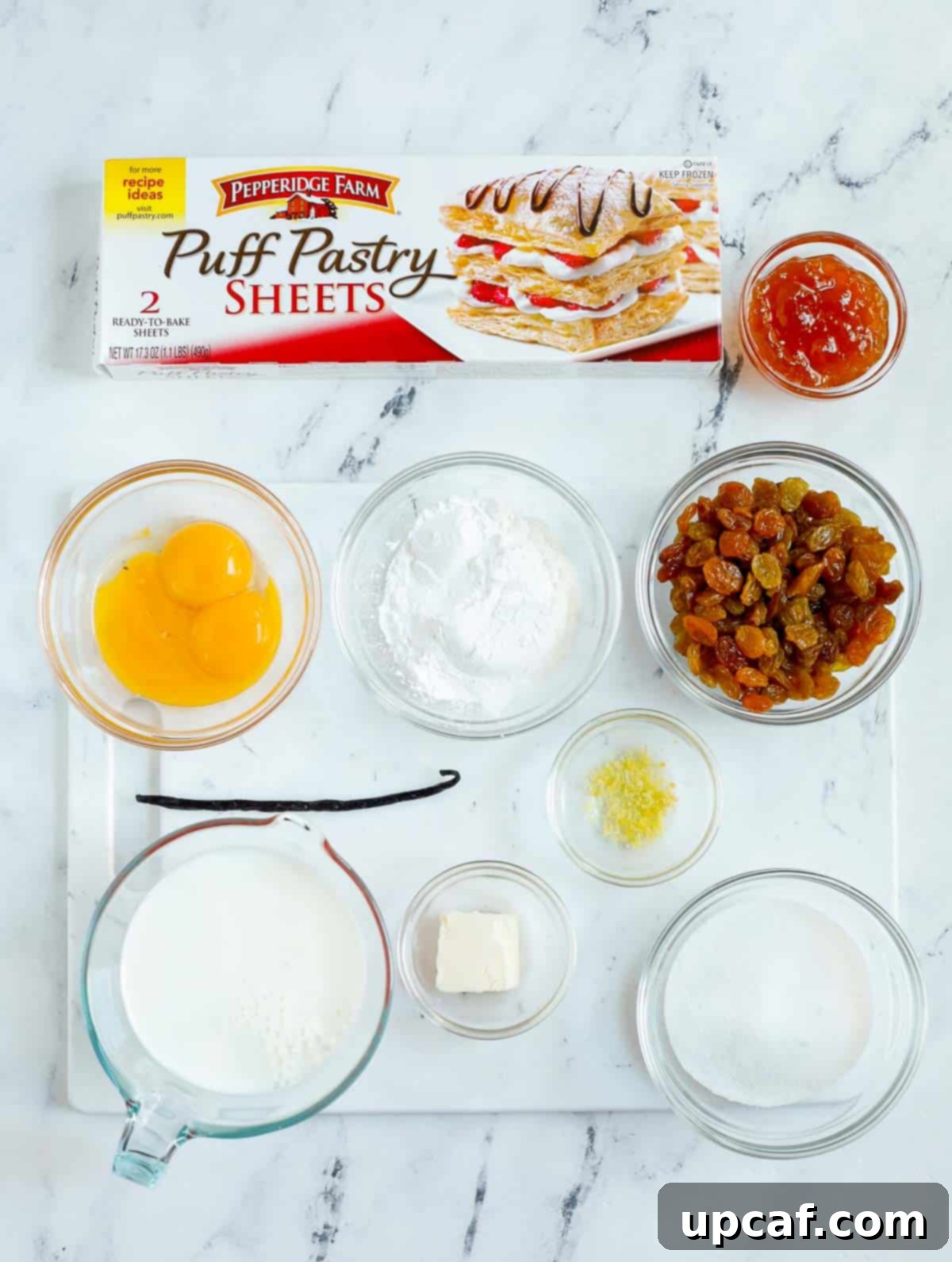 Effortless Pain Aux Raisins 3 pain aux raisins ingredients.