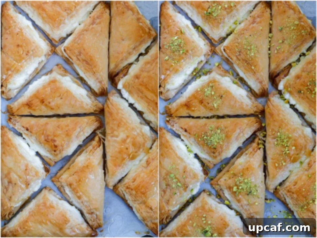 baked shaabiyat on a tray