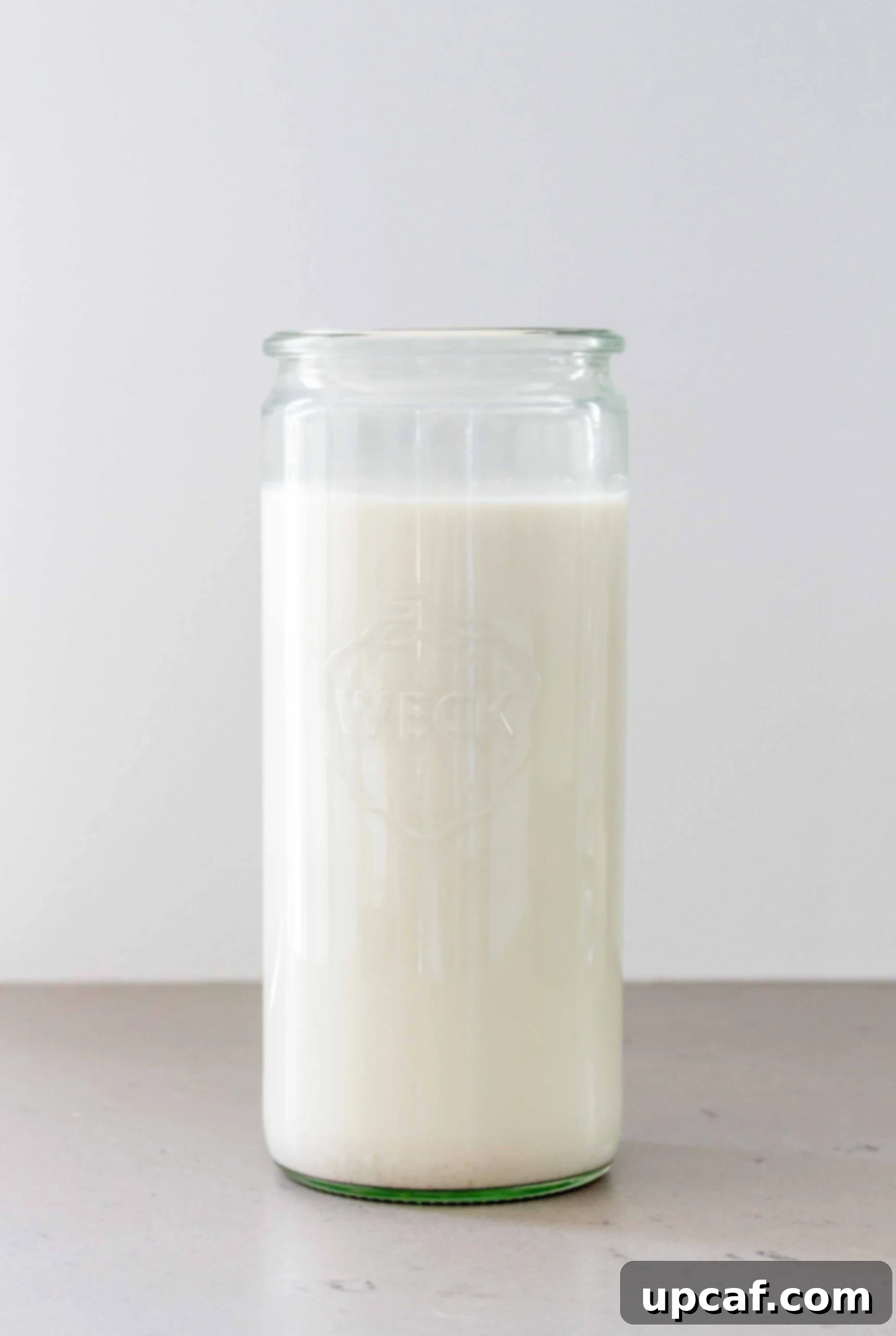 Fresh Almond Milk From Scratch 10 glass bottle of almond milk