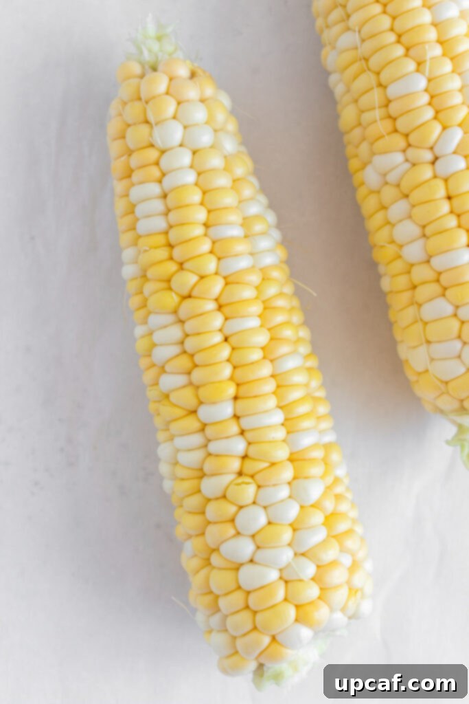 Cooking Corn to Perfection 2 Perfectly cooked corn on the cob ready to be served
