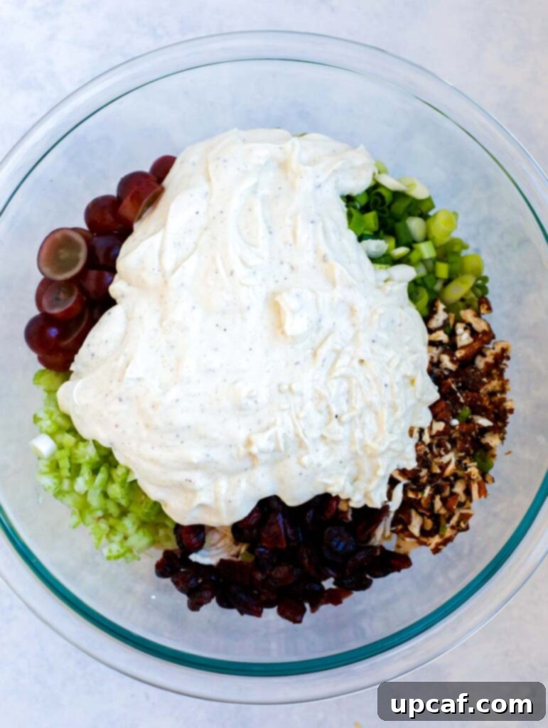 creamy dressing on ingredients